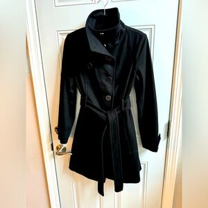 Kenneth Cole Reaction Black Peacoat (EUC)